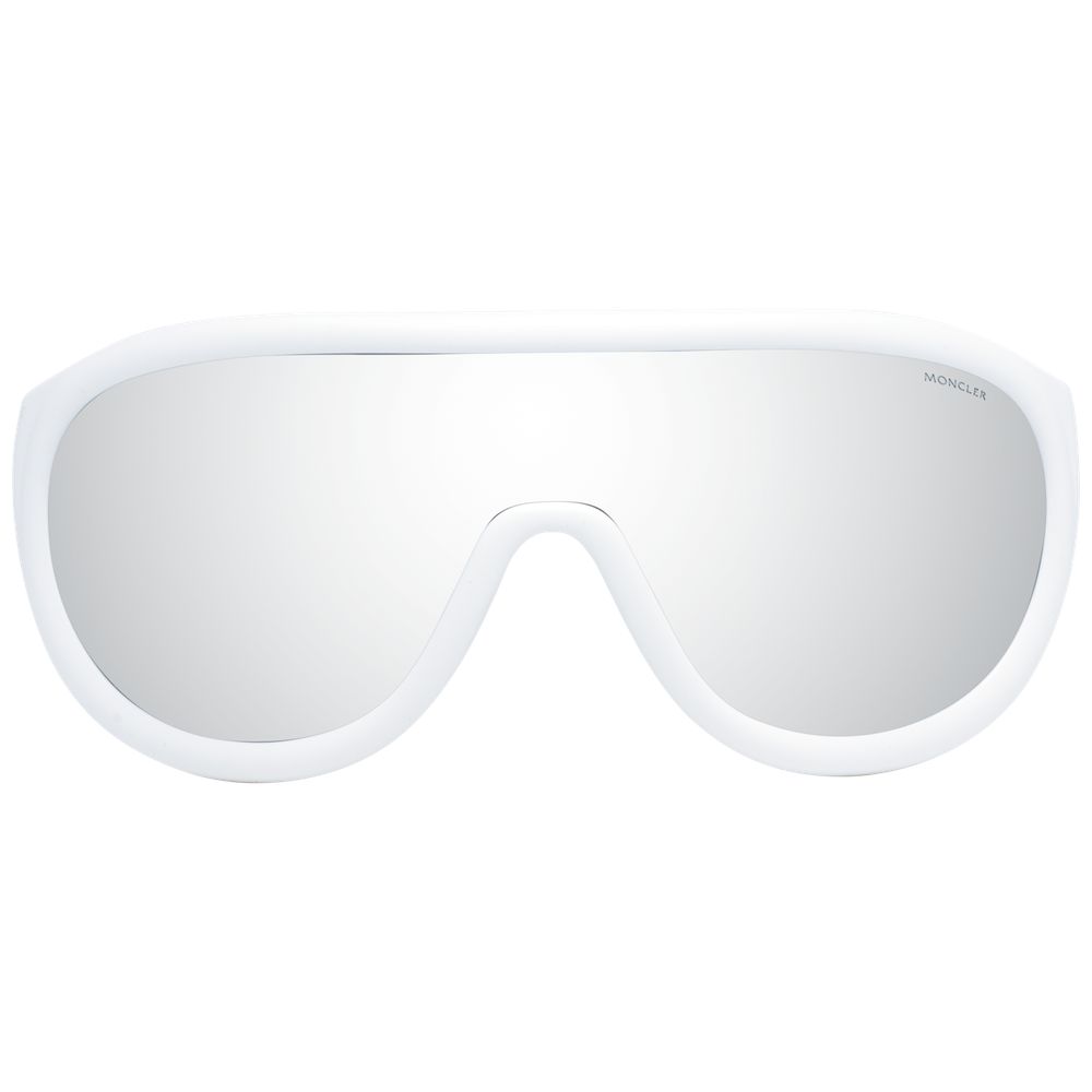 Lunettes de soleil unisexes blanches Moncler