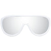 Lunettes de soleil unisexes blanches Moncler