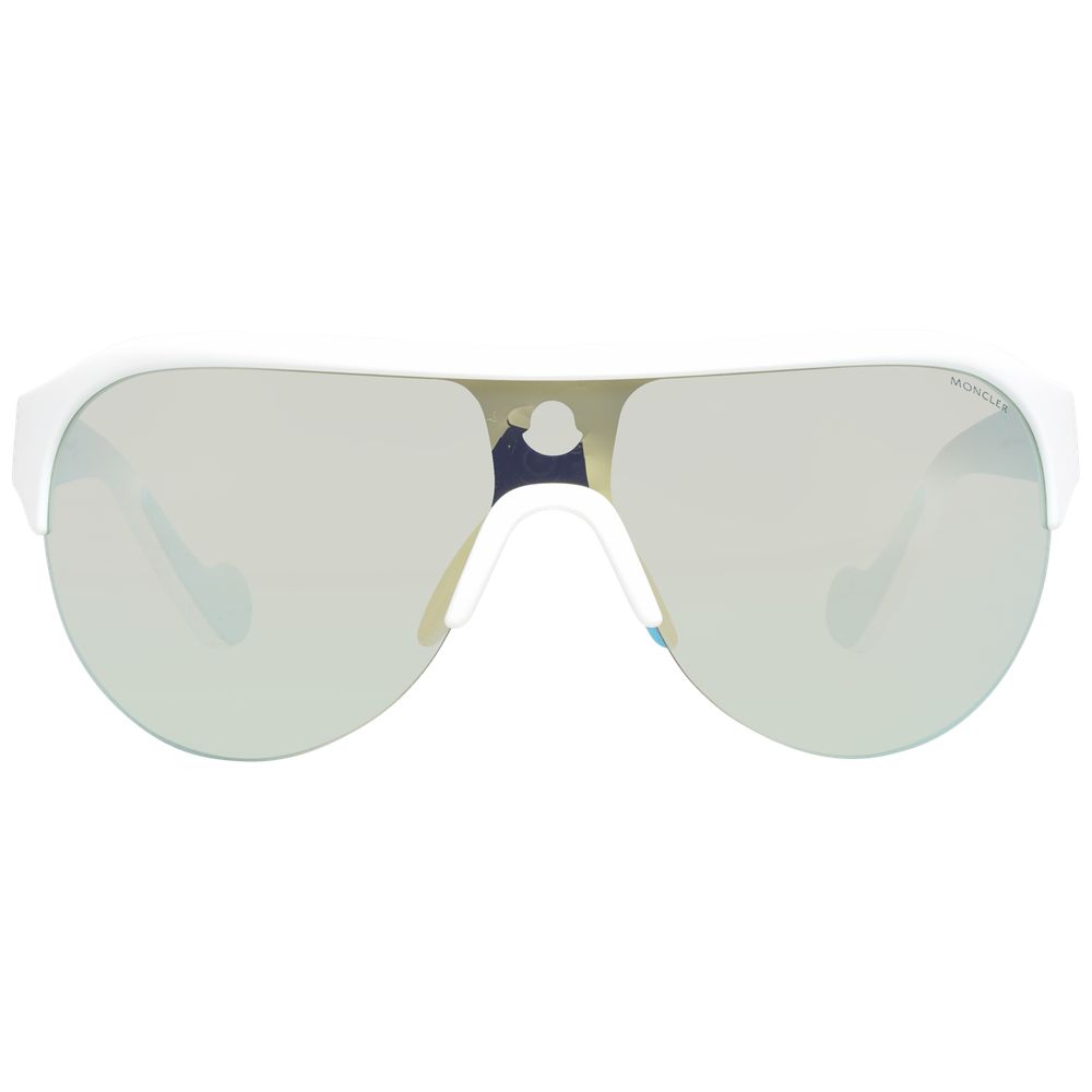 Lunettes de soleil unisexes blanches Moncler