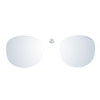 Lunettes de soleil unisexes blanches Moncler