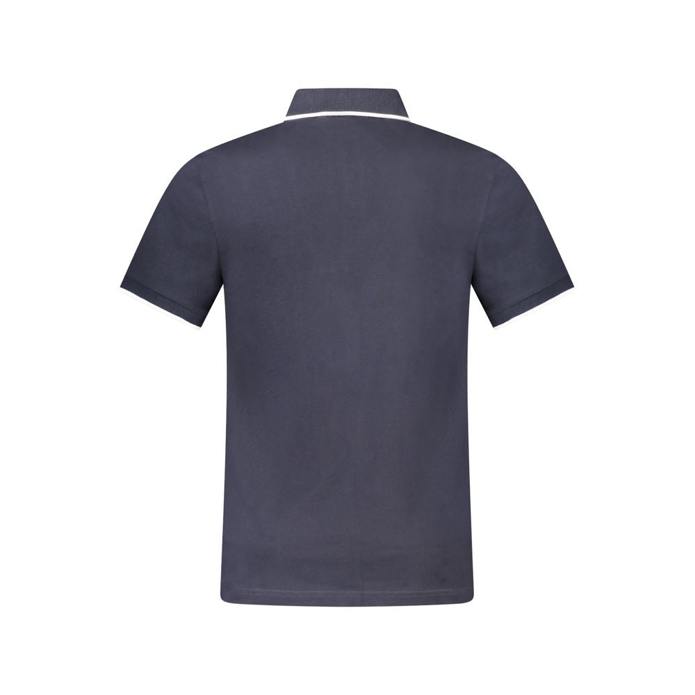 Hugo Boss Blue Cotton Polo Shirt