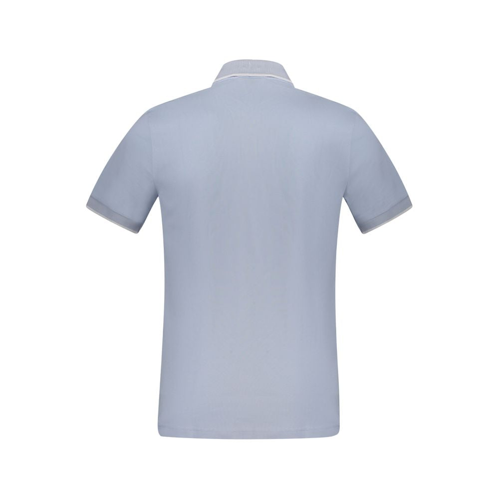 Hugo Boss Light Blue Cotton Polo Shirt