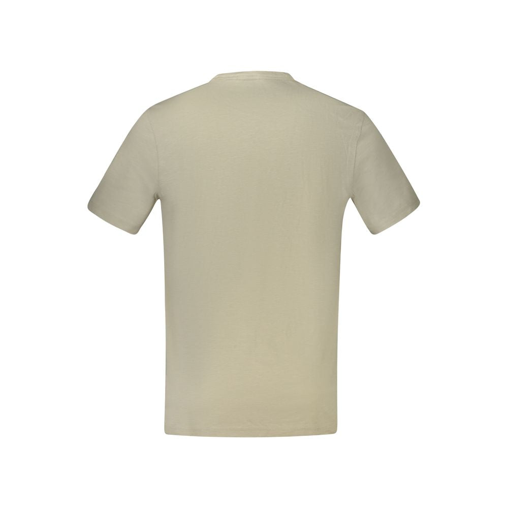 T-shirt en coton beige Hugo Boss