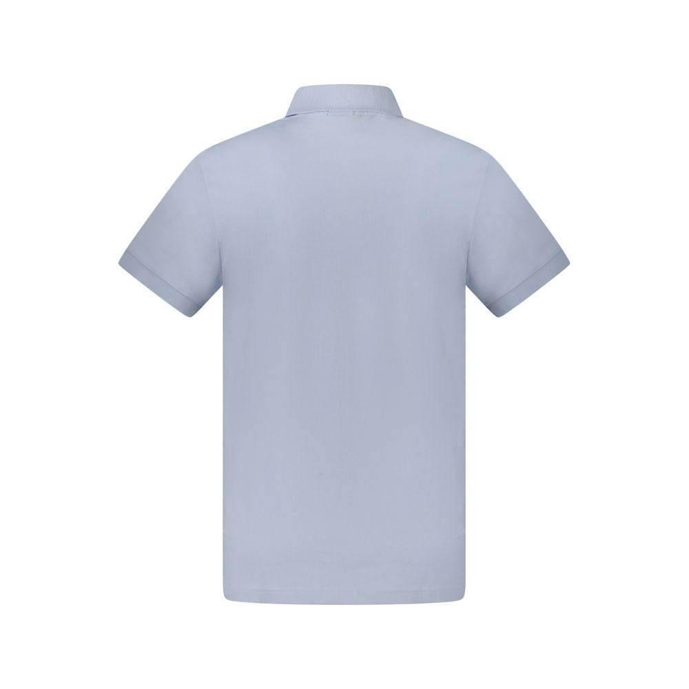 Hugo Boss Light Blue Cotton Polo Shirt