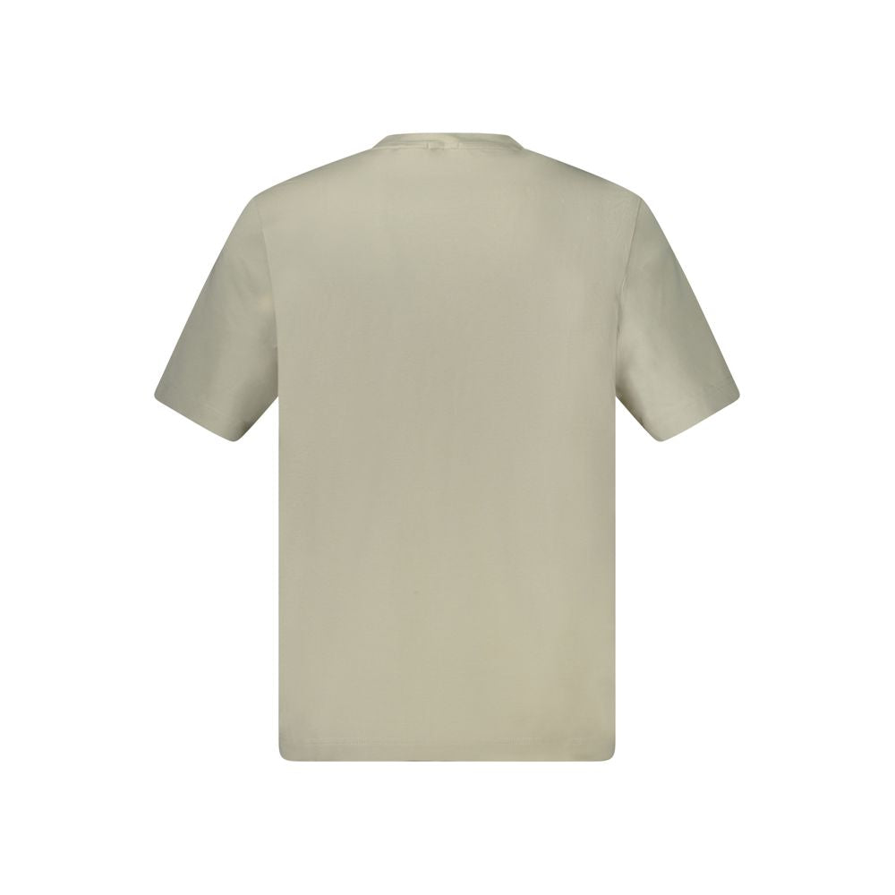 T-shirt en coton beige Hugo Boss