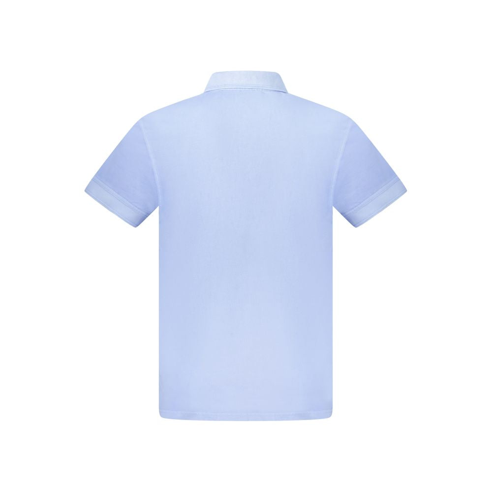 Hugo Boss Light Blue Cotton Polo Shirt