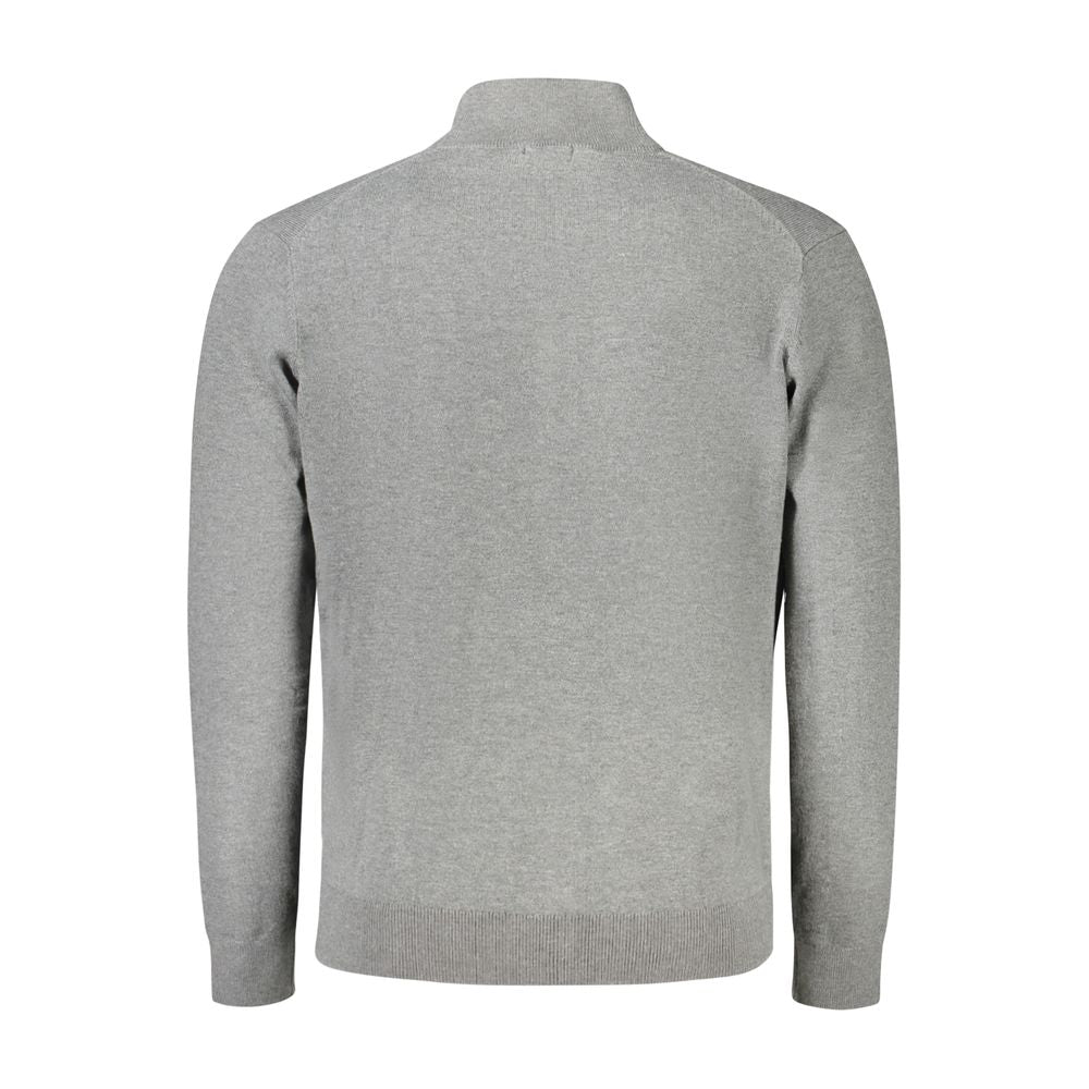 Pull gris en polyester Norvège 1963