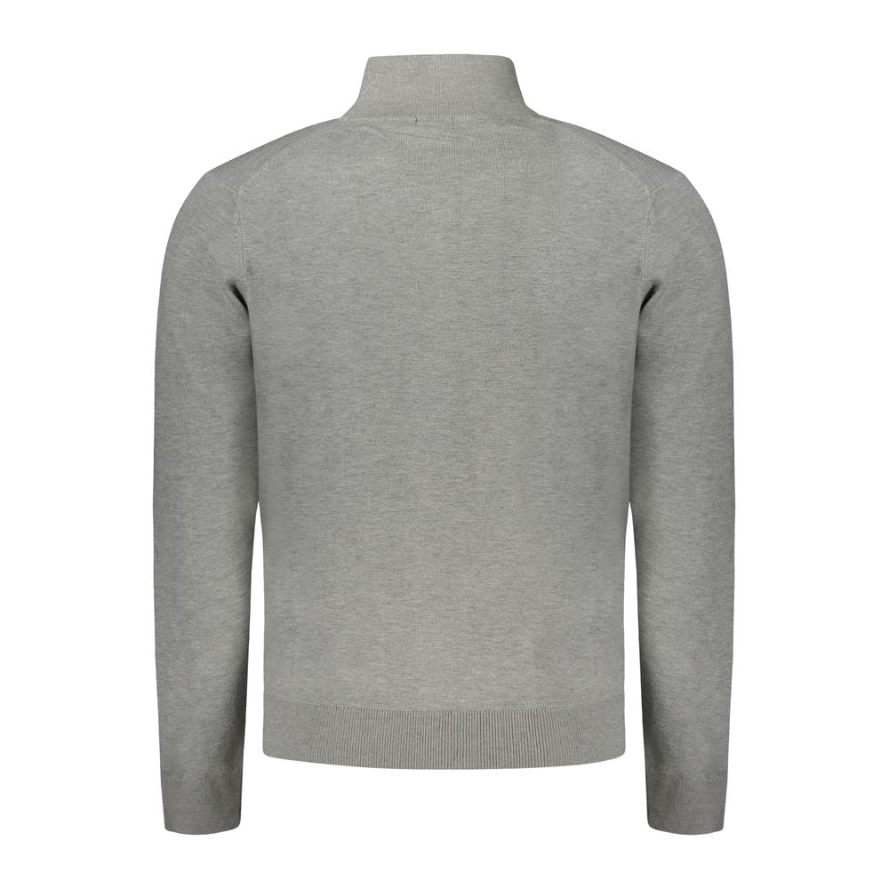 Pull gris en polyester Norvège 1963