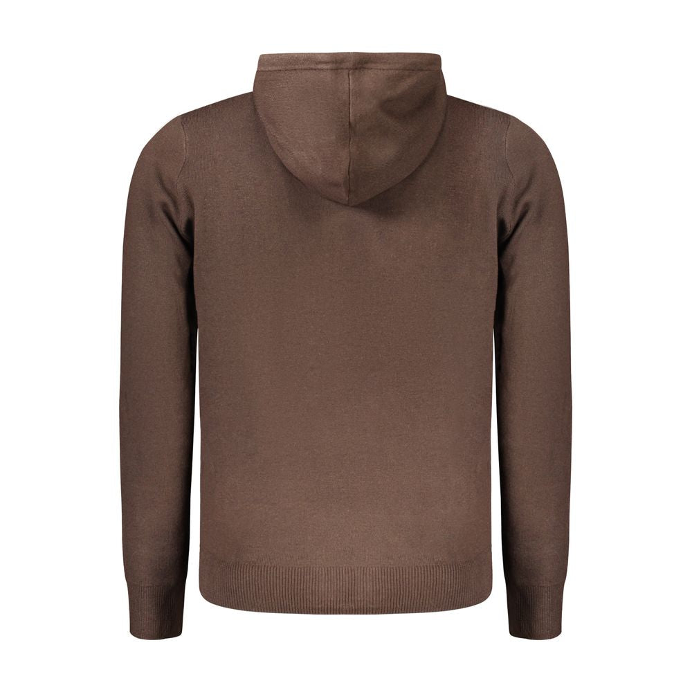 Pull en polyester marron Norvège 1963