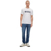 Hugo Boss – Weißes Baumwoll-T-Shirt