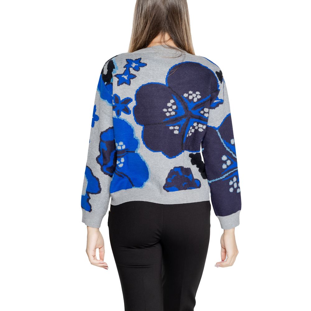 Desigual Grauer Viskosepullover