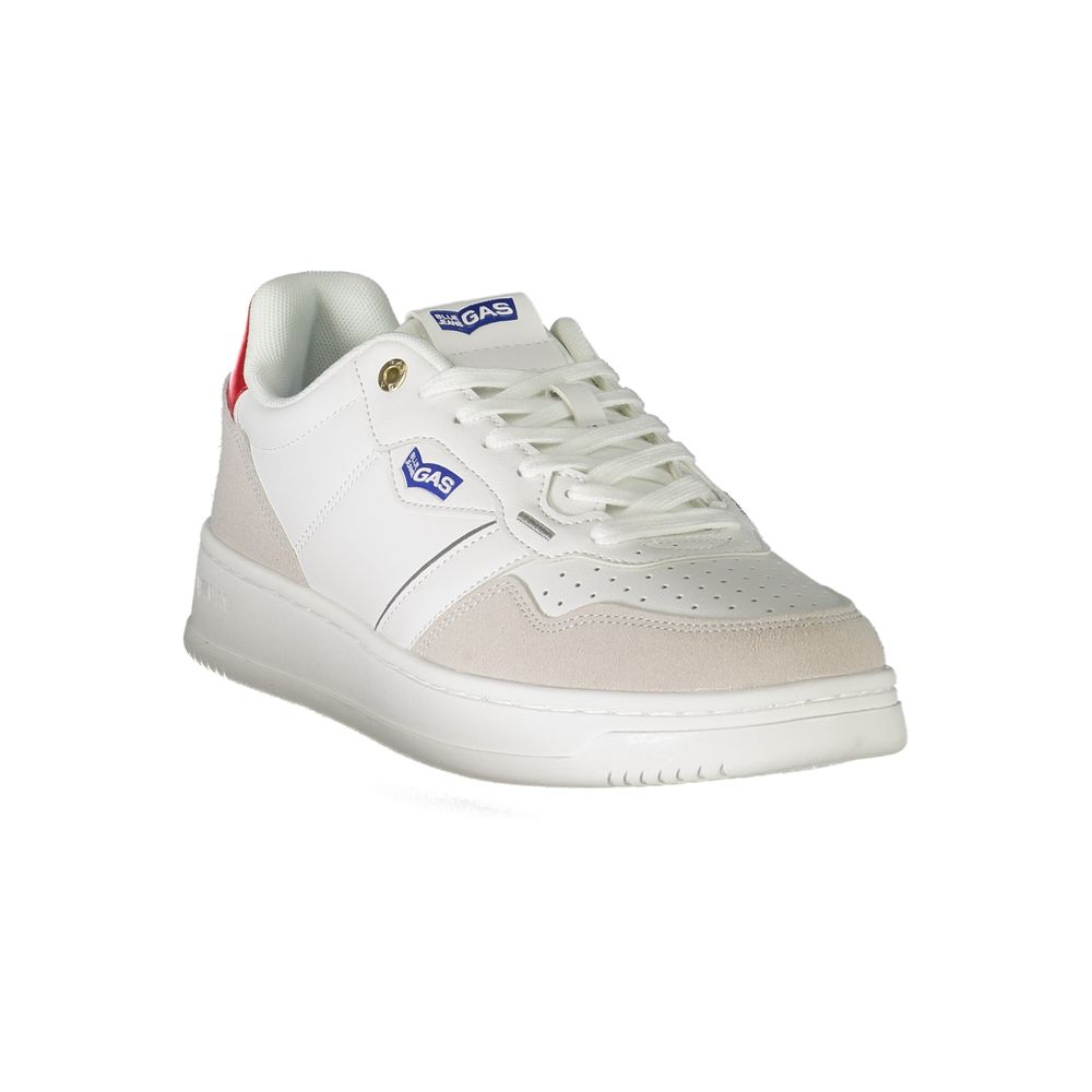 Gas White Polyester Sneaker