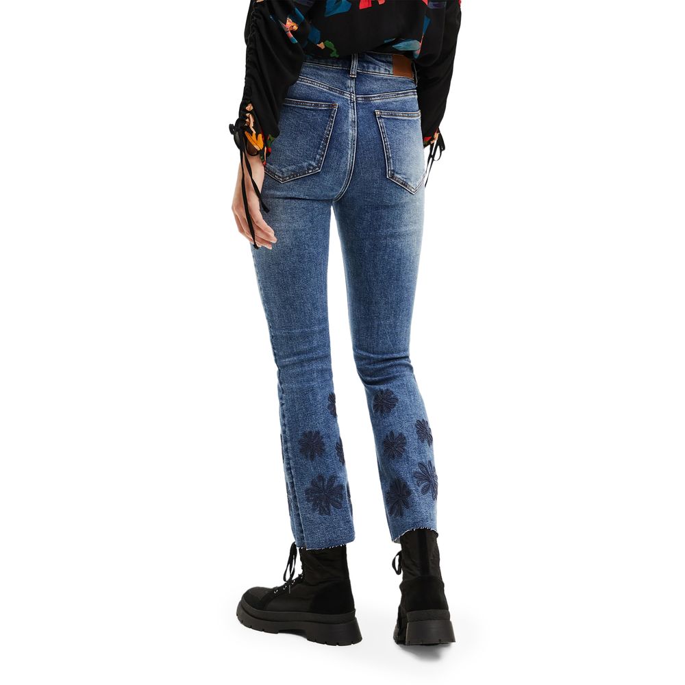 Desigual – Blaue Jeans und Hose aus Baumwolle