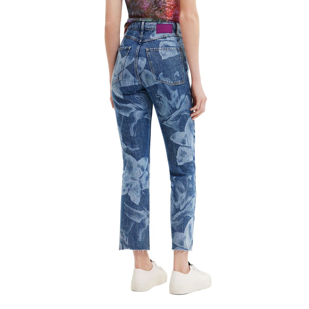 Desigual – Blaue Jeans und Hose aus Baumwolle