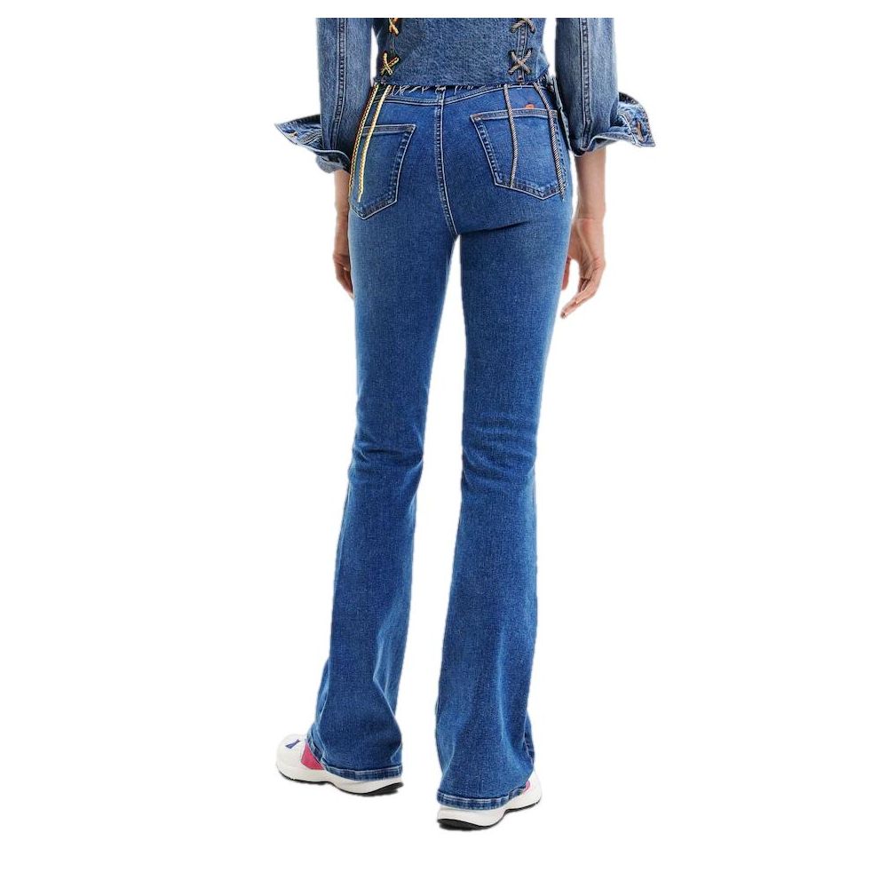 Desigual – Blaue Jeans und Hose aus Baumwolle