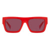 Missoni Red Plastic Sunglasses