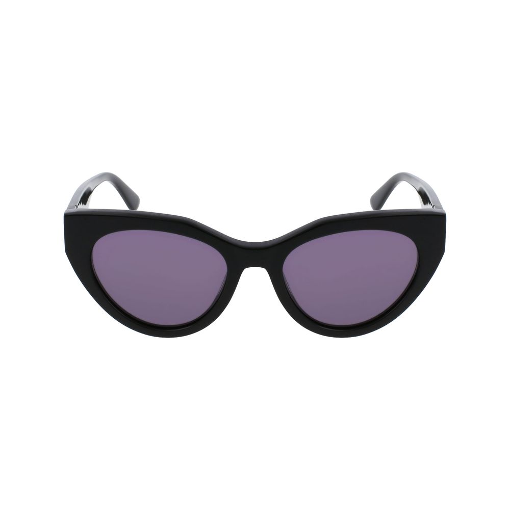 Karl Lagerfeld – Schwarze Sonnenbrille aus Acetat