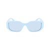 Karl Lagerfeld – Sonnenbrille mit blauem Spritzguss-Design