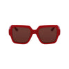 Karl Lagerfeld Red Acetate Sunglasses