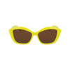 Karl Lagerfeld Yellow Injected Sunglasses