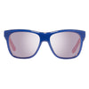 Lunettes de soleil en plastique bleu Just Cavalli