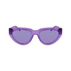 Lunettes de soleil injectées violettes Karl Lagerfeld