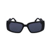 Lunettes de soleil en acétate noir Karl Lagerfeld