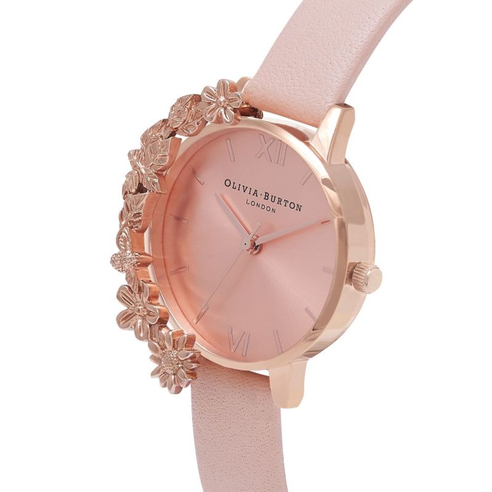 Montre en cuir synthétique multicolore Olivia Burton