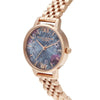 Montre en acier multicolore Olivia Burton