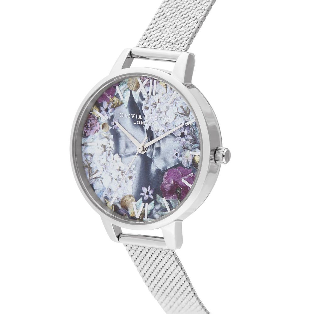 Montre Olivia Burton en acier argenté