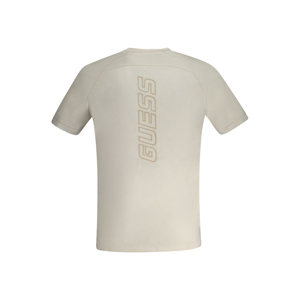 Guess Jeans – T-Shirt aus Polyester in Beige