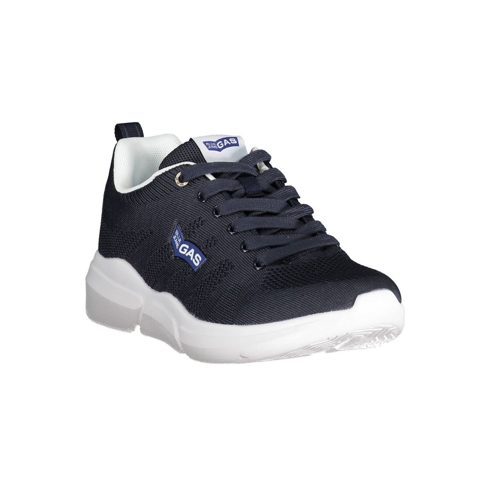 Gas Blue Artificial Leather Sneaker