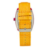 Montre Chronotech en cuir orange