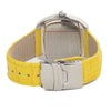 Montre Chronotech en cuir jaune