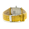 Montre Chronotech en cuir jaune