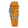 Montre Chronotech en cuir orange