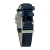 Montre Chronotech en cuir bleu