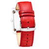 Montre Chronotech en cuir rouge