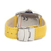 Montre Chronotech en cuir jaune