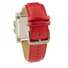 Montre Chronotech en cuir rouge