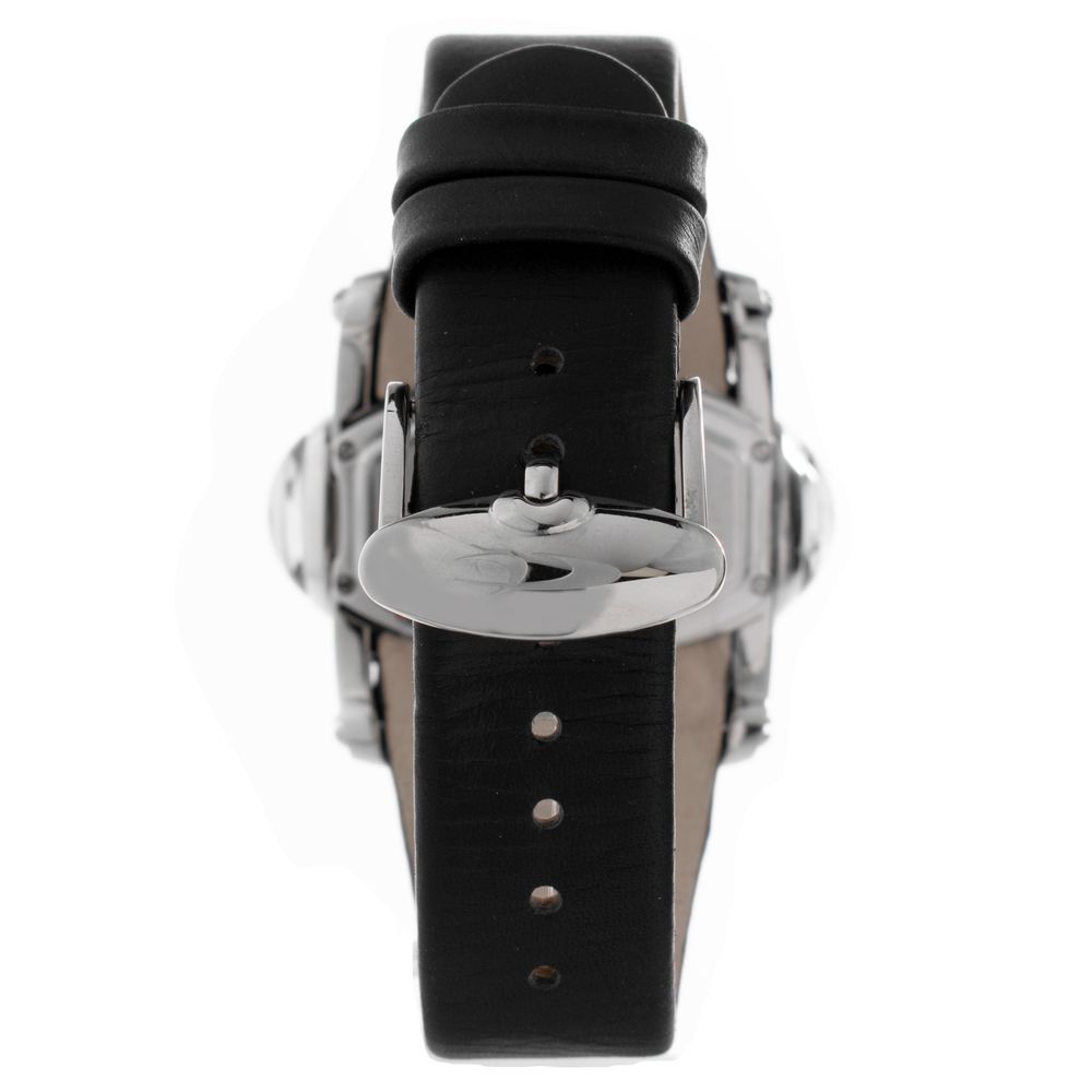 Montre Chronotech en cuir noir