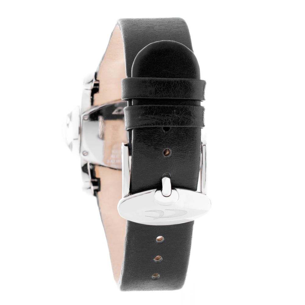 Montre Chronotech en cuir noir