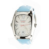 Montre Chronotech en cuir bleu