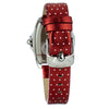 Montre Chronotech en cuir rouge