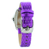 Montre Chronotech en cuir violet