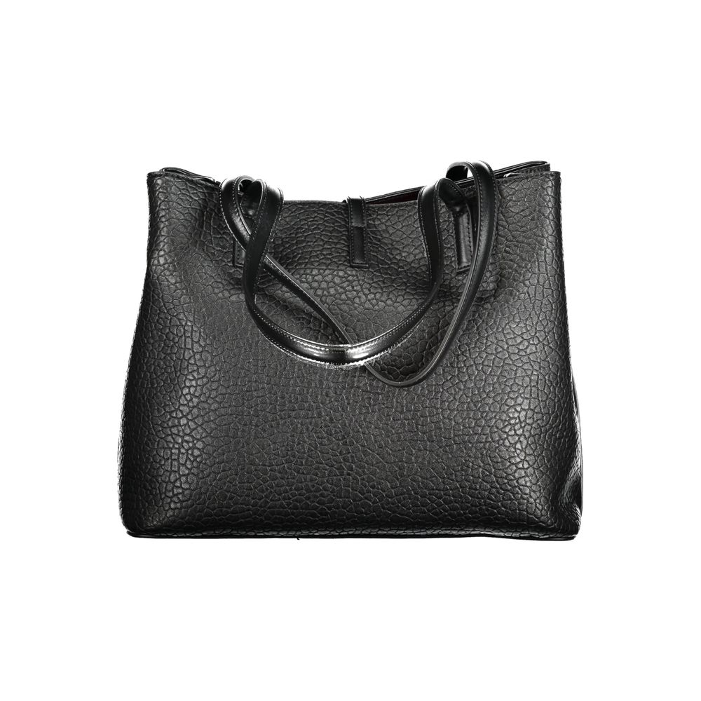 Valentino Bags – Schwarze Handtasche aus Polyethylen