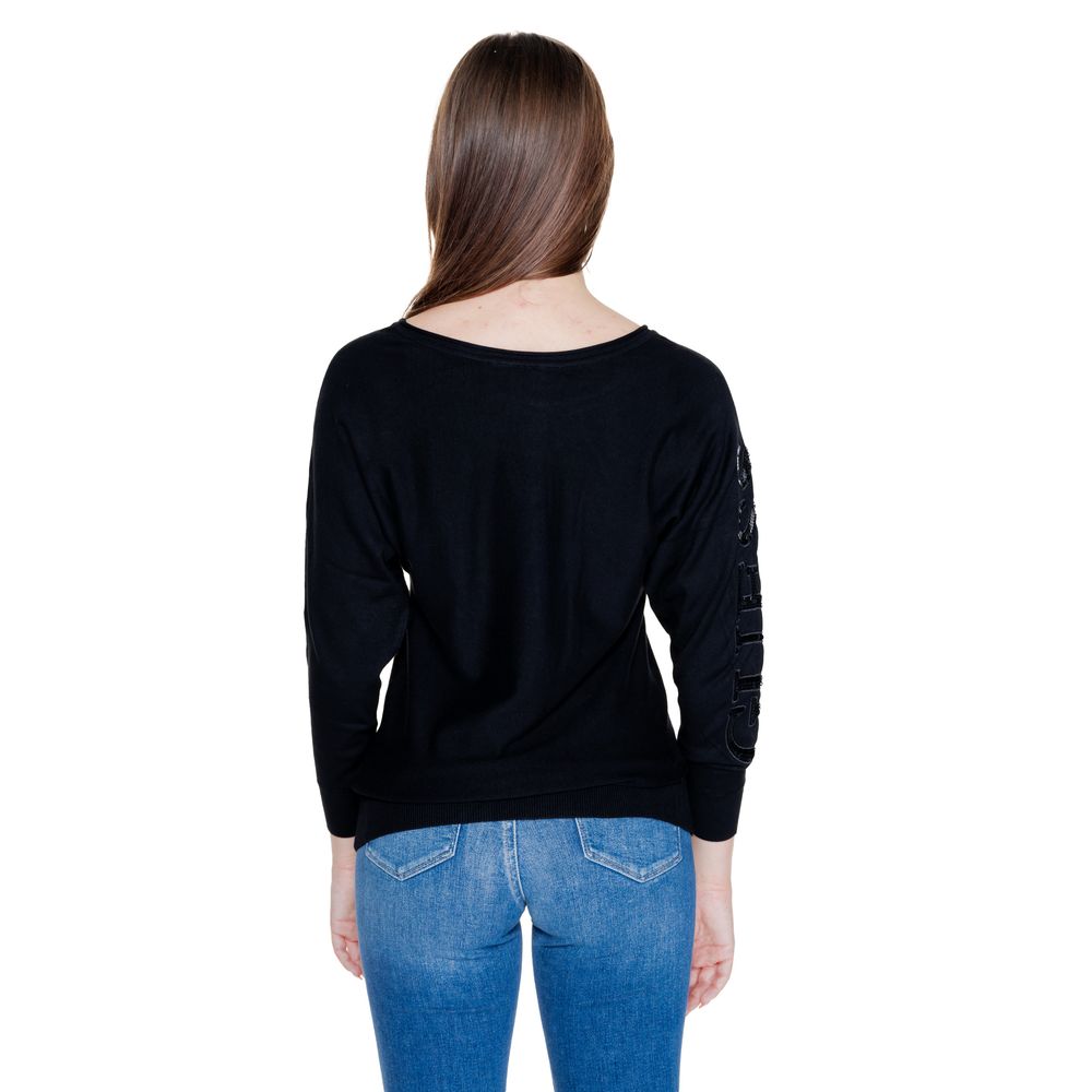 Hauts et t-shirts en viscose noire Guess