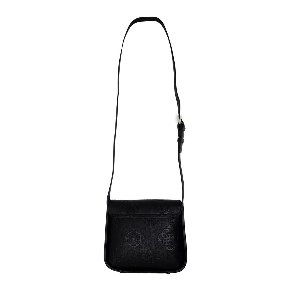 Guess – Schwarze Handtasche aus Polyethylen