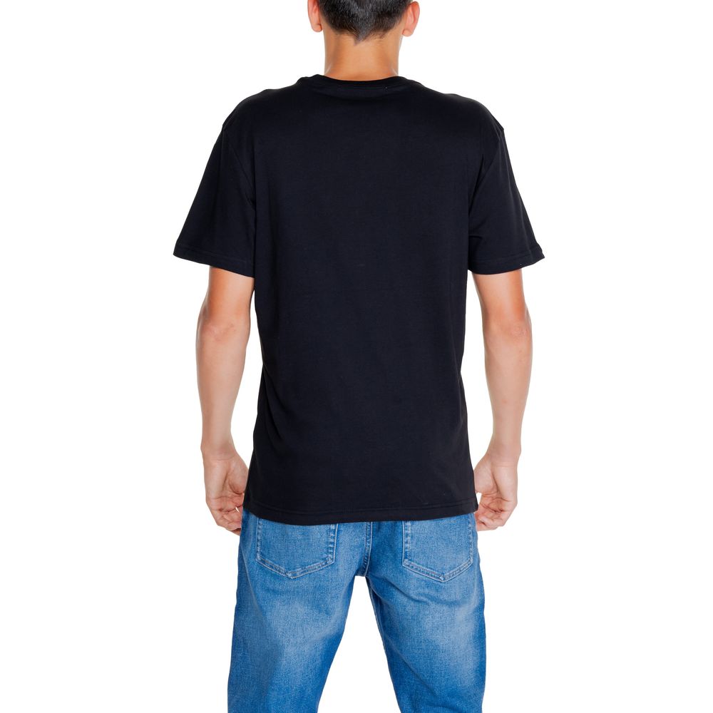 Calvin Klein Jeans – Rigenerato-T-Shirt aus schwarzer Baumwolle