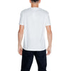 T-shirt en coton blanc Calvin Klein